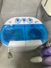 大黃鴨電器洗衣機半自動(dòng)雙桶雙缸家用小型迷你租房宿舍波輪脫水甩干雙杠省電老式強動(dòng)力易操作以舊換新 洗脫兩用丨抑菌除螨丨健康快洗丨節水省電 曬單實(shí)拍圖