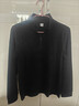 森馬（Semir）長(cháng)袖T恤男高領(lǐng)發(fā)熱打底衣輕薄搖粒絨2025冬新款內搭上衣純色 黑色90001 M 曬單實(shí)拍圖