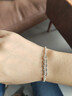 周大生碎冰冰五帝錢(qián)手鏈純銀S925送女友輕奢碎銀子手飾女神節禮物 曬單實(shí)拍圖