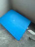 實(shí)承平板塑料托盤(pán)4030防潮板倉庫墊板叉車(chē)板棧板卡板貨架冷庫地堆托板40*30*12藍色 曬單實(shí)拍圖