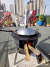 閃電客柴火灶【特厚】農村家用灶戶(hù)外燒柴鐵鍋燉灶臺移動(dòng)大鍋做飯柴火爐 特厚48CM【仨爐圈】2MM 可拆卸爐腿 可調節爐圈 曬單實(shí)拍圖