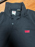 Levi's【商場(chǎng)同款】李維斯男士復古時(shí)尚商務(wù)針織短袖POLO衫 黑色 A4842-0015 S 曬單實(shí)拍圖