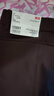 優(yōu)衣庫女裝彈力喇叭褲/聰明褲西褲通勤褲子479721 39 棕黑色 L /160/72A 曬單實(shí)拍圖