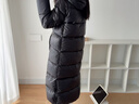 500g黑金款鵝絨加厚東北極寒羽絨服女超厚男哈爾濱旅游保暖裝備冬 黑色-男女同款-白鵝絨 -40°防寒 L 115-135斤 【充絨526克】 曬單實(shí)拍圖