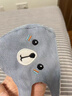 斐月伽兒童口罩秋冬季嬰幼兒保暖卡通寶寶布口罩純棉紗布可洗男童女童 藍色小熊 S（0-3歲） 曬單實(shí)拍圖