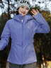 KOLON SPORT/可隆防水加熱棉服 女士戶(hù)外透濕P棉收腰GTX沖鋒衣2級 LKPJ6SN002-VI 紫羅蘭色 S 160/84A 曬單實(shí)拍圖