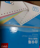 得力（deli）白令海打印紙 三聯(lián)二等分針式打印紙  可撕邊電腦打印紙 彩色(白紅黃)送貨單500頁(yè) BLH241-3-1/2CS 曬單實(shí)拍圖