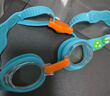 速比濤（Speedo）海洋Q隊安全柔軟兒童習泳泳鏡游泳裝備 藍色/綠色 曬單實(shí)拍圖