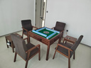 世和免費安裝新款國潮風(fēng)仿黃花梨全自動(dòng)麻將機餐桌兩用一體帶椅子全套 07.七件套：國潮風(fēng)仿黃花梨-低音 曬單實(shí)拍圖