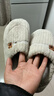 2025踩屎感棉拖鞋女士厚底防滑冬季外穿居家情侶保暖學(xué)生男宿舍 小熊小兔棉拖-咖色 38-39 適合37-38 曬單實(shí)拍圖