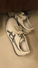 Onitsuka Tiger鬼塚虎男女款慢跑鞋輕便潮流舒適休閑鞋子時(shí)尚運動(dòng)鞋DUALIO 米色/灰色 42.5 曬單實(shí)拍圖