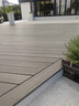 芙瑞林塑木地板戶(hù)外庭院陽(yáng)臺別墅露臺花園實(shí)心地臺防曬防水防腐木塑地板 木紋款 曬單實(shí)拍圖