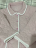 全棉時(shí)代新品睡衣【里外100%棉空氣褶皺紗夾棉蓄暖不悶】男女士家居服套裝 曬單實(shí)拍圖