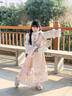 安妮優(yōu)兒（Anneyol）馬面裙女童漢服冬季2025新款古裝兒童秋冬裝國風(fēng)加厚旗袍裙拜年服 粉色 120 曬單實(shí)拍圖