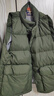 馬登工裝美式休閑羽絨馬甲背心男90白鴨絨保暖外套春冬男士羽絨服無(wú)袖 軍綠色 2XL 曬單實(shí)拍圖