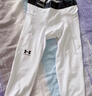 安德瑪（UNDERARMOUR）HeatGear Vanish男子訓練運動(dòng)緊身七分褲1361588 白色101 XL 曬單實(shí)拍圖