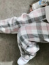 小豬彼特女童加絨褲子秋冬外穿洋氣2025新款兒童冬裝格子褲大童冬季闊腿褲 15159粉色【加絨款】 120 cm 曬單實(shí)拍圖