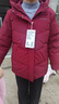 波司登（BOSIDENG）25新款冬季羽絨服女短款連帽加厚90絨百搭保暖外套B250245128 醇酒紅1856【趨勢推薦】 L 170/92A 體重約120-130斤 曬單實(shí)拍圖