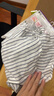 優(yōu)衣庫女裝法國麻條紋襯衫長(cháng)袖襯衣上衣空調衫薄外套475648 01 乳白色 L /160/88A 曬單實(shí)拍圖
