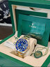 勞力士王子男士手表瑞士正品潛航者男表黑水鬼綠水鬼全自動(dòng)機械表進(jìn)口潛水表 間金藍面 41mm 曬單實(shí)拍圖