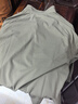 布先生插肩袖立領(lǐng)長(cháng)袖t恤男2025秋季新款半拉鏈打底純色外穿內搭BT16861 麥秸綠 L (175) 曬單實(shí)拍圖
