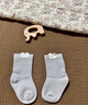 十月結晶粒粒陽(yáng)光兒童襪子夏薄款寶寶襪女童男童四季襪新生嬰兒襪 【4雙裝】絲絨奶霜 四季款 0-6月 曬單實(shí)拍圖