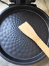 揚子電餅鐺家用雙面加熱加深加大烙煎烤餅鍋薄餅機蛋卷迷小型新款 薄荷綠直徑25cm基礎款 曬單實(shí)拍圖