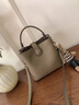 viney牛皮包包女包新款水桶包輕奢單肩手提包生日禮物高級感送女友老婆 【卡其】女生實(shí)用走心 高端品牌小眾通勤休閑 曬單實(shí)拍圖