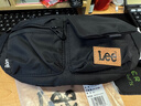 LEE潮牌運動(dòng)男士斜挎包2025新款單肩包男胸包大容量挎包通勤腰包簡(jiǎn)約 黑色 曬單實(shí)拍圖