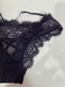 懿曼芩純欲紫色綁帶性感內褲女薄款蕾絲誘惑法式網(wǎng)紗鏤空送女友三角褲 紫色 均碼 (80-120斤) 曬單實(shí)拍圖