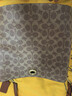 蔻馳（COACH）新款女士經(jīng)典標志W(wǎng)ILLOW柔軟水桶包大容量老花女包 B4/棕黃色 焦糖色 曬單實(shí)拍圖