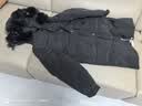鴨鴨女童羽絨服新款洋氣中長款毛領中大童加厚極寒冬季兒童外套WJ 曬單實拍圖