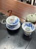 末都手工蓋碗景德鎮手繪青花瓷功夫茶三才茶杯泡茶碗中式家用陶瓷茶具 高山流水【160ML】 曬單實(shí)拍圖