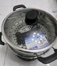 半球（PESKOE） 多功能鍋多用途鍋電炒鍋電蒸鍋電煮鍋加厚食品級不銹鋼電燉鍋電火鍋炒菜鍋大功率 3.4L 34cm帶蒸籠款（適用4-10人） 曬單實(shí)拍圖