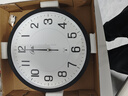 康巴絲（Compas）掛鐘自動(dòng)對時(shí)電波鐘客廳教室考場(chǎng)靜音時(shí)鐘表掛墻C6891 黑色 35cm 曬單實(shí)拍圖