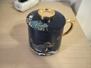 泥印辦公杯陶瓷茶杯茶水分離杯辦公室水杯男女士喝茶泡茶高端杯子禮盒 KD71-60E 麒麟辦公杯 曬單實(shí)拍圖