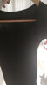桃伊悠（taoyiyou）純欲辣妹T恤連衣裙女夏季包臀中長(zhǎng)裙修身收腰設(shè)計(jì)感顯瘦魚尾裙子 黑色 XL 曬單實(shí)拍圖
