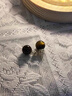 Lnieer925銀針虎眼石耳釘女復古美拉德秋冬耳環(huán)輕奢小眾設計高級感耳飾 10mm虎眼石耳釘【S925銀針】 曬單實(shí)拍圖