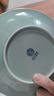 蘇氏陶瓷 SUSHI CERAMICS 青瓷釉陶瓷盤(pán)花開(kāi)富貴湯盤(pán)子4件套裝餐具 曬單實(shí)拍圖