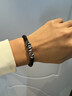 銀術(shù)原創(chuàng  )《碎銀幾兩》手鏈999純銀男士中國風(fēng)碎銀子手繩男款復古 Y106-碎銀幾兩手繩 曬單實(shí)拍圖