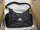 個(gè)樂(lè )25年新款吐司hobo包植鞣羊皮腋下單肩斜挎軟包通勤禮物 經(jīng)典黑/亮銀 S 曬單實(shí)拍圖