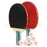 紅雙喜入門(mén)者對拍（京倉速發(fā)+7球）乒乓球拍Ⅰ型橫直雙拍 曬單實(shí)拍圖