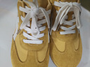 拉夏貝爾女鞋德訓鞋輕便休閑運動(dòng)鞋秋冬新款厚底減跑步鞋 檸檬黃  38 曬單實(shí)拍圖