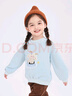 笛莎（DEESHA）女童加絨衛衣2025秋冬款長(cháng)袖保暖上衣小童兒童童裝女寶寶上衣 曬單實(shí)拍圖