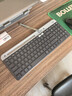 羅技（Logitech）K580無(wú)線(xiàn)藍牙超薄靜音鍵盤(pán) 辦公鍵盤(pán)筆記本電腦手機Mac平板ipad鍵盤(pán)雙模外接鍵盤(pán)薄膜便攜多屏家用 超薄鍵盤(pán)-星空灰 曬單實(shí)拍圖