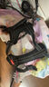 迪普爾狗狗牽引繩胸背帶遛狗繩子外出防掙脫柴犬中大型犬背心式狗鏈* 單胸背帶黑色【建議15-28斤】 曬單實(shí)拍圖