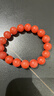 石玥珠寶收藏級10-11mm保山南紅瑪瑙手串轉(zhuǎn)運(yùn)珠手鏈男女士款 水晶瑪瑙 曬單實(shí)拍圖