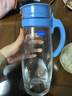 鷗欣進(jìn)口冷水壺耐熱玻璃杯涼水白開(kāi)涼水壺家用大容量泡茶壺 大號涼水壺1.6L（顏色隨機） 曬單實(shí)拍圖