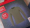 優(yōu)衣庫男裝HEATTECH ULTRA WARM圓領(lǐng)T恤長(cháng)袖保暖衣秋衣內衣479525 479525/09黑色 L 曬單實(shí)拍圖