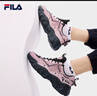 斐樂(lè )（FILA）官方女鞋老爹鞋運動(dòng)鞋新款貓爪鞋5代復古休閑鞋 微風(fēng)紫/紅褐玫瑰-ZN 37.5 曬單實(shí)拍圖